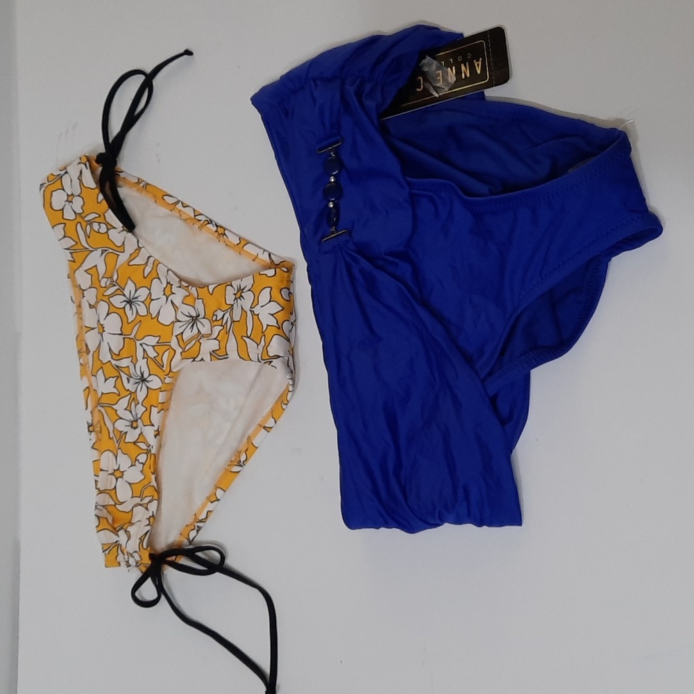 NWT ANNE COLE SWIM BOTTOMS SZ S